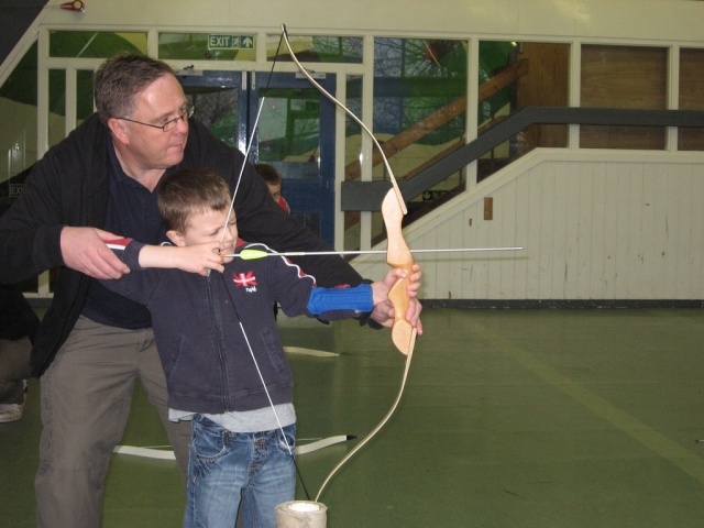 Archery is a good sport for adults and children